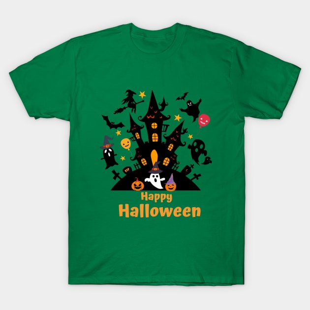 Halloween For Boys Grils, Happy Halloween, Kids Halloween T-Shirt T-Shirt by DakhaShop